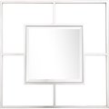 Camden Isle Camden Isle 86405 31.5 x 31.5 in. Lidy Wall Mirror; Stainless Steel Frame 86405